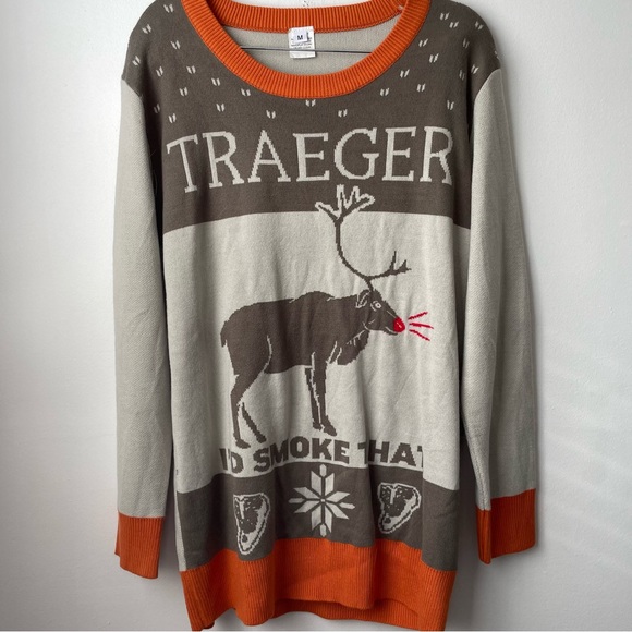 traeger Other - Traeger “Ugly” Christmas Rudolph Sweater